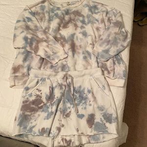 Free People Sweatshirt and Shorts M/L